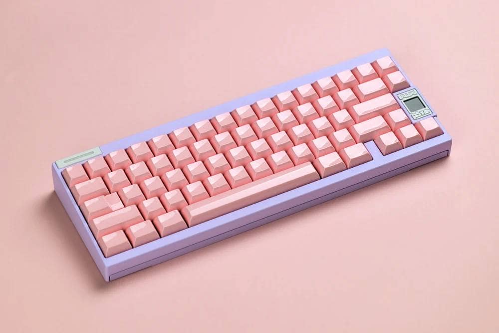 KAM PBT Blank Keycaps pink 3