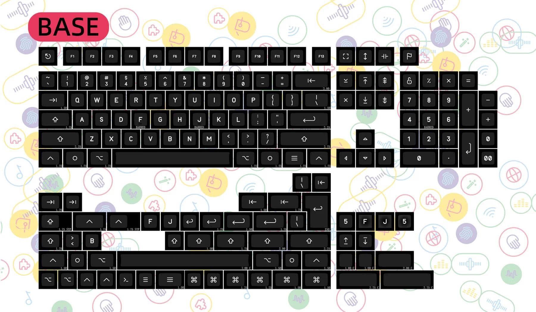 Keyreative KAM Playground Review|Great set of keycaps for macro pad 7 Playground KAM Profile PBT Keycaps base