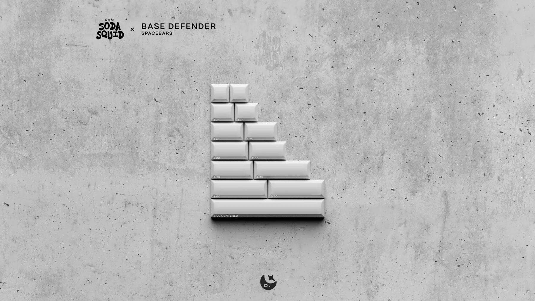 Keyreativeから「Soda Squid KAM Profile PBT Keycaps」セットのGBが開始される 9 Soda Squid KAM Keycaps Spacebars