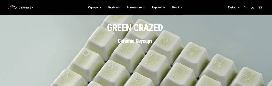 Cerakey Green Crazed Keycapsレビュー|陶器独特のクラックと和の雰囲気を感じるセラミックキーキャップ 2 903cea448fec02399a597642a0064333