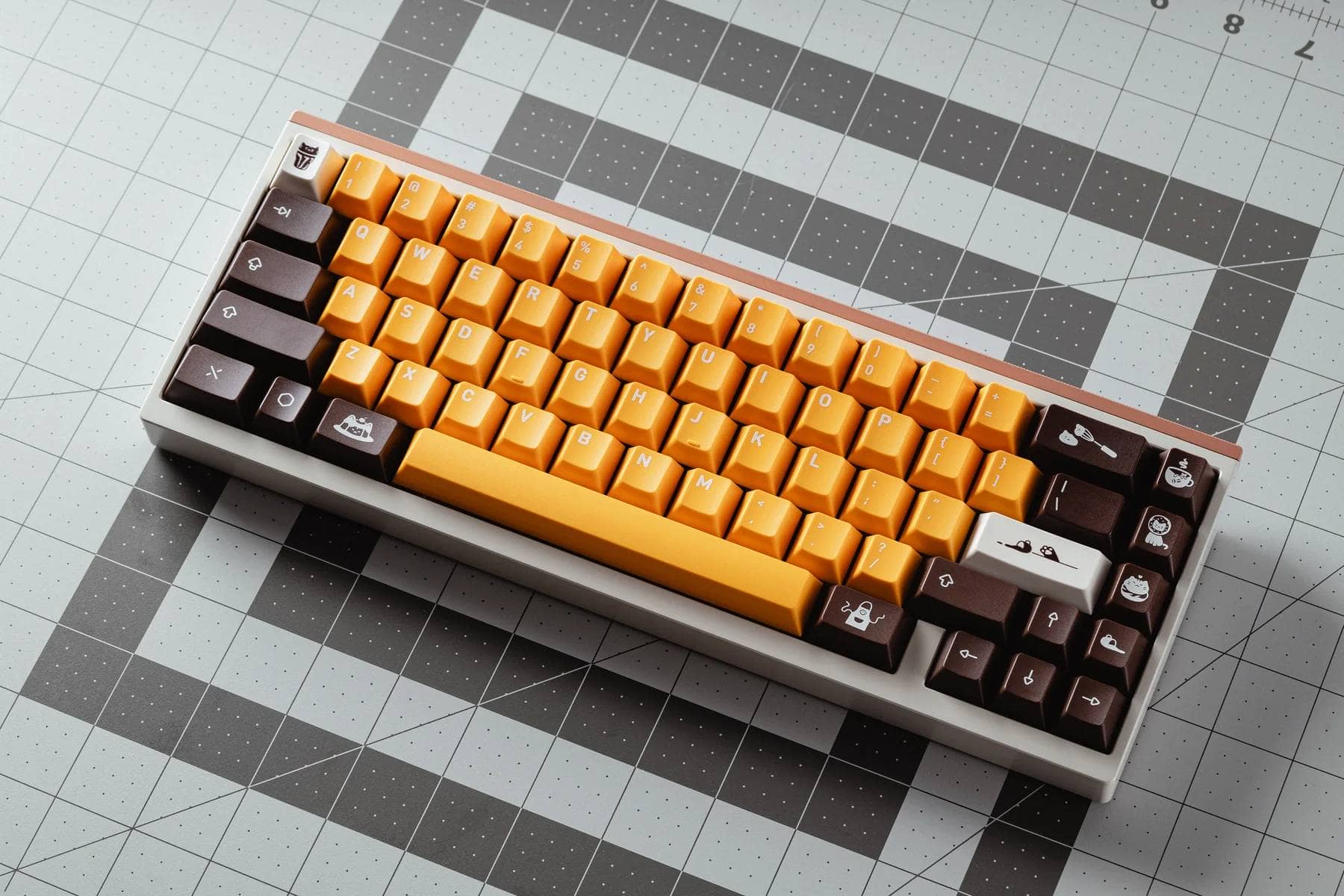 Keyreative Nekoccino ABS Cherry Profile Keycaps|コーヒーと猫好きにはたまらないキーキャップセット 3 Nekoccino ABS Cherry Profile Keycaps 6