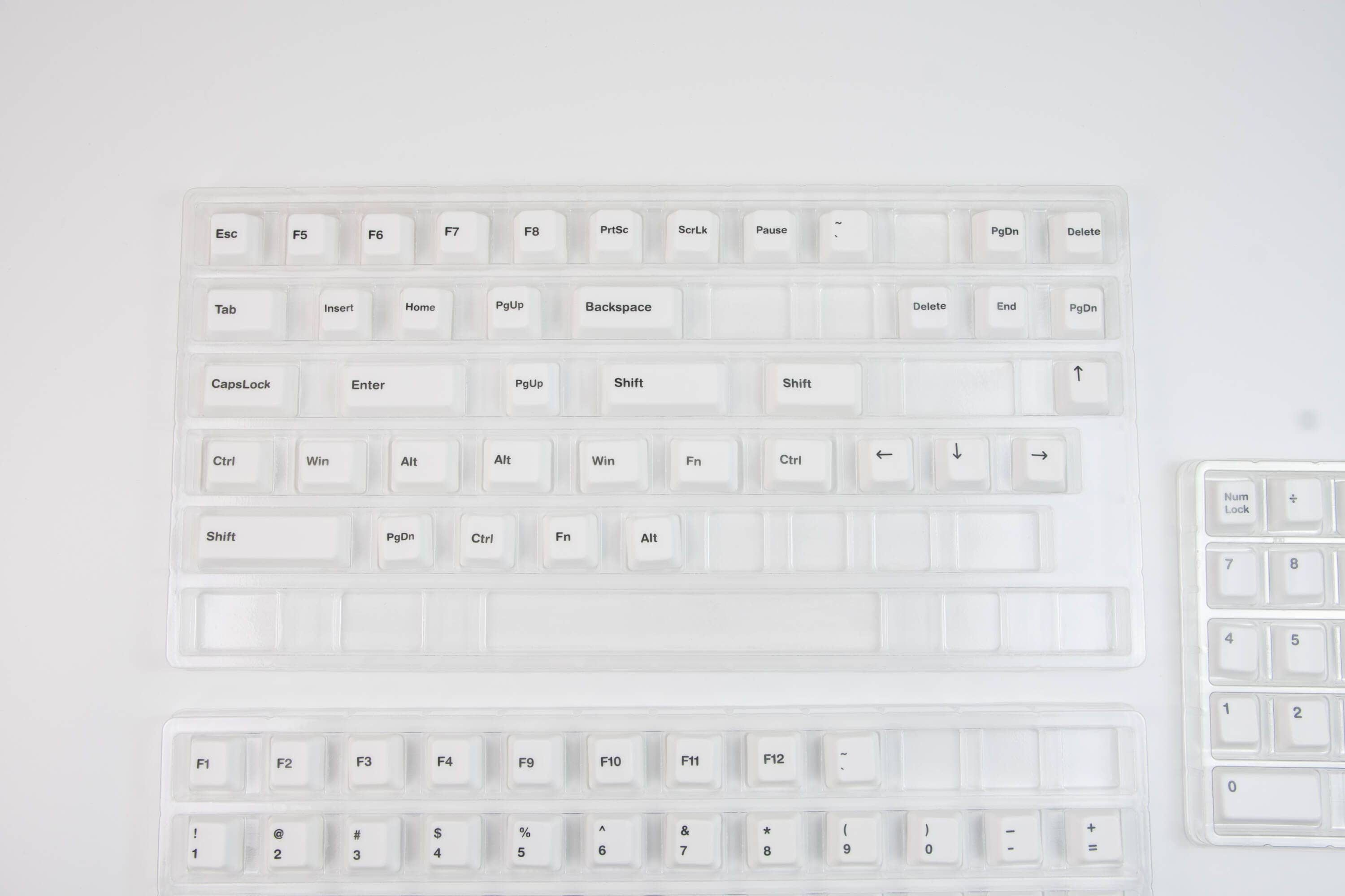 cerakey matte white 25