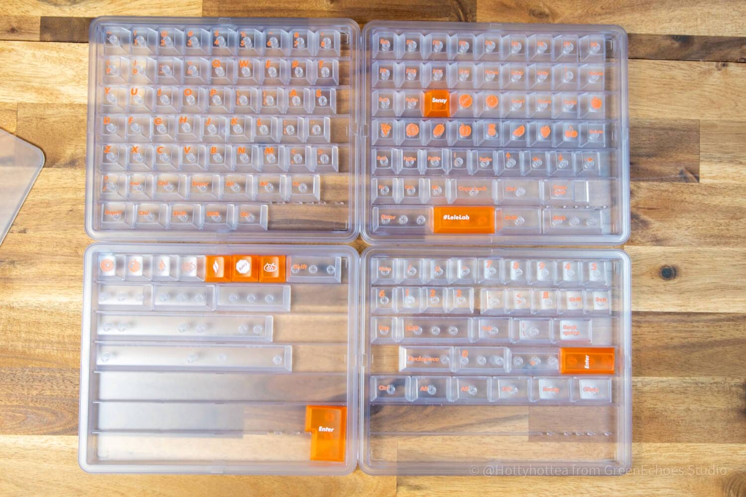 LeleLab X Sensy Supsup JUICY Keycap Review|Cool Orange and Skeleton Keycap Set 13 DSC1189