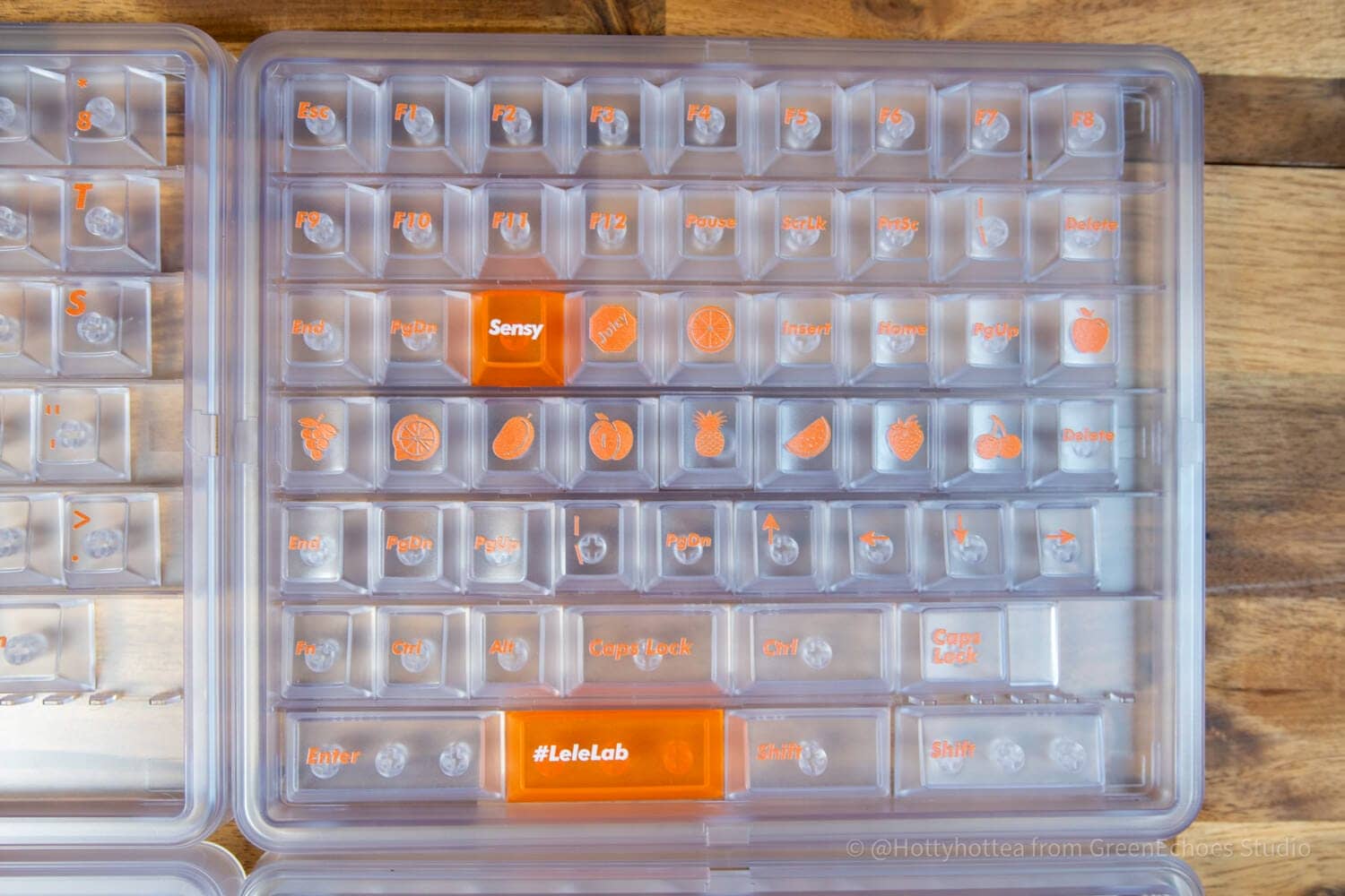 LeleLab X Sensy Supsup JUICY Keycap Review|Cool Orange and Skeleton Keycap Set 16 DSC1191