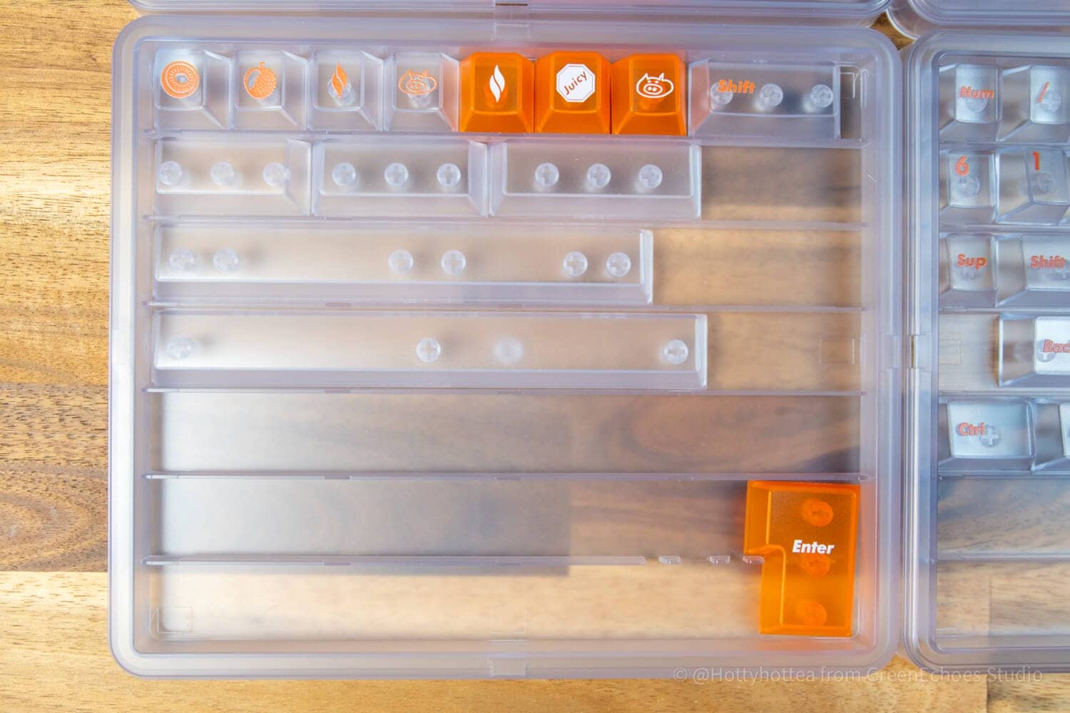 LeleLab X Sensy Supsup JUICY Keycap Review|Cool Orange and Skeleton Keycap Set 18 DSC1192