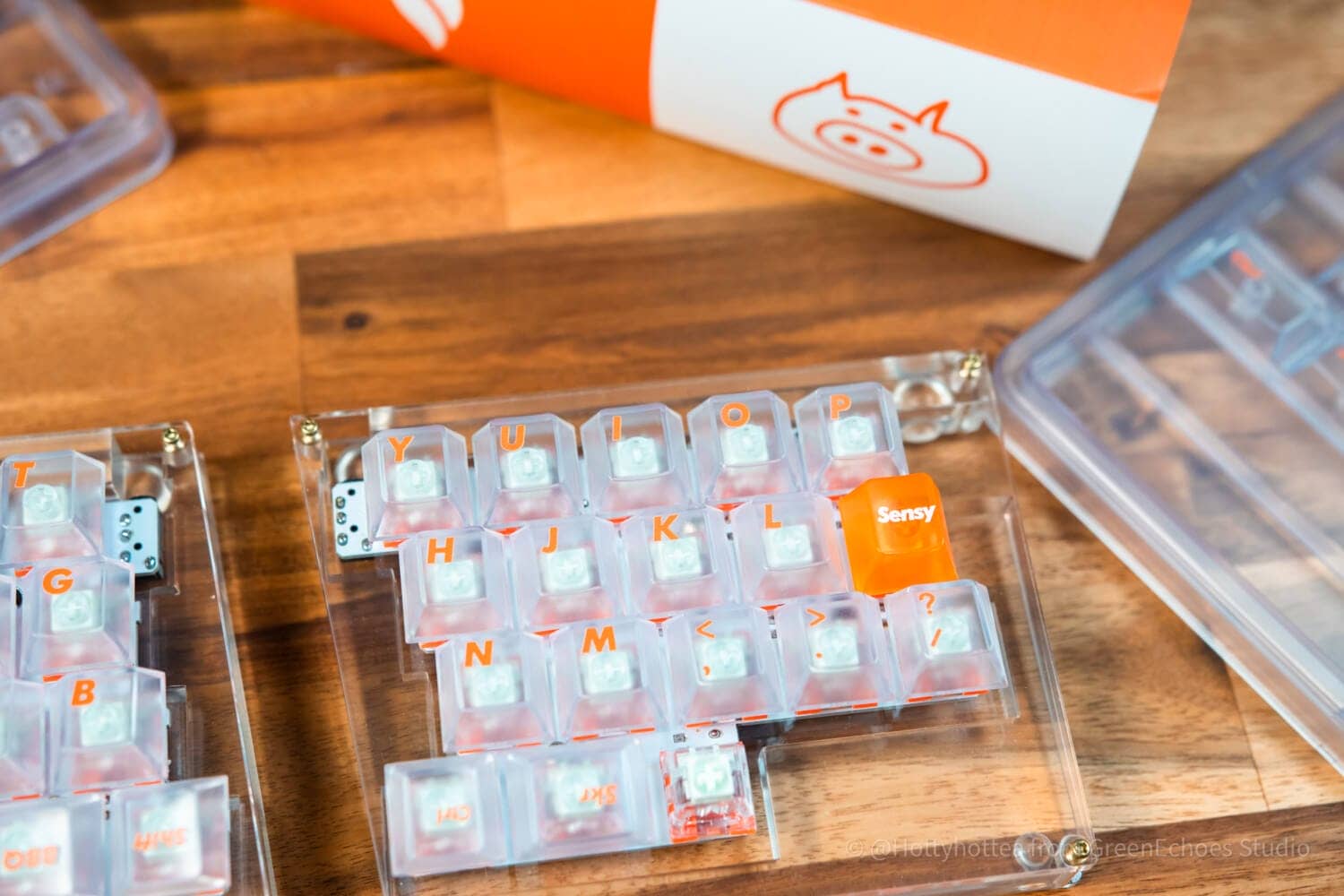 LeleLab X Sensy Supsup JUICY Keycap Review|Cool Orange and Skeleton Keycap Set 37 DSC1204