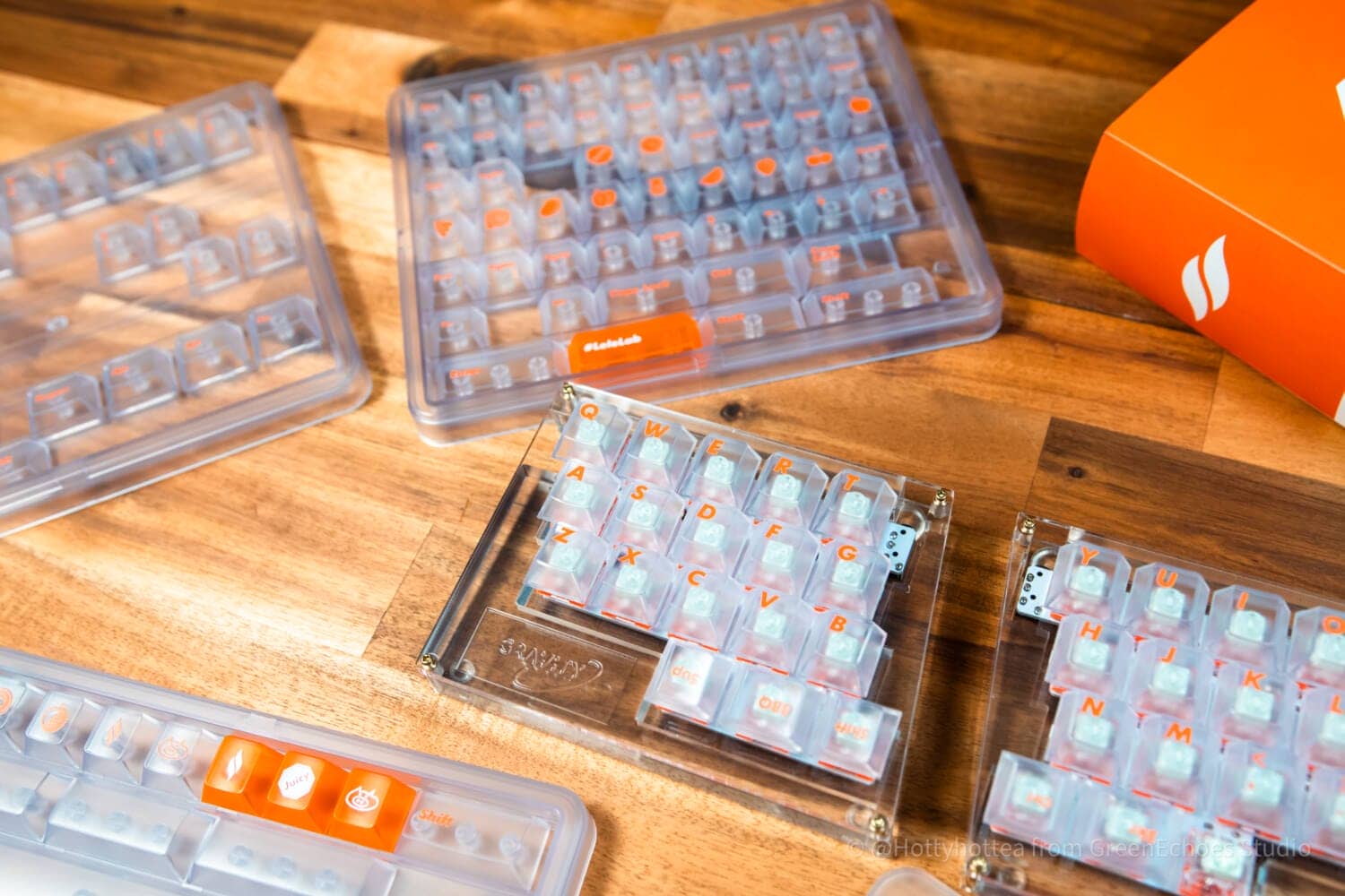 LeleLab X Sensy Supsup JUICY Keycap Review|Cool Orange and Skeleton Keycap Set 38 DSC1205