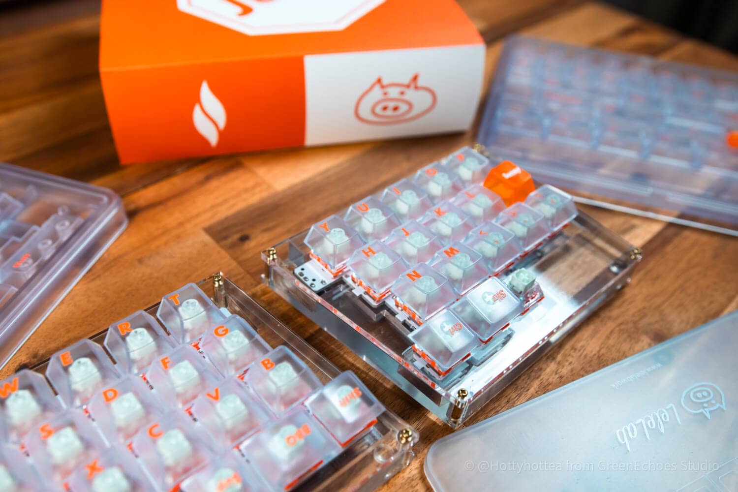 LeleLab X Sensy Supsup JUICY Keycap Review|Cool Orange and Skeleton Keycap Set 39 DSC1212