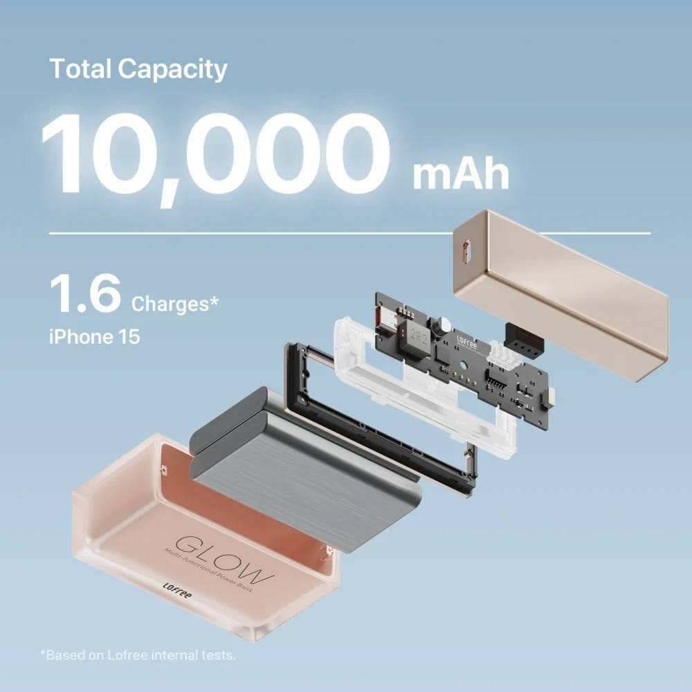 まるで香水!Lofree Japanからモバイルバッテリー「Glow Power Bank」が販売開始 3 Glow Capacity