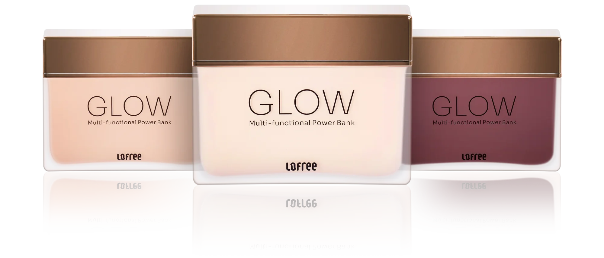 まるで香水!Lofree Japanからモバイルバッテリー「Glow Power Bank」が販売開始 1 Glow Colors
