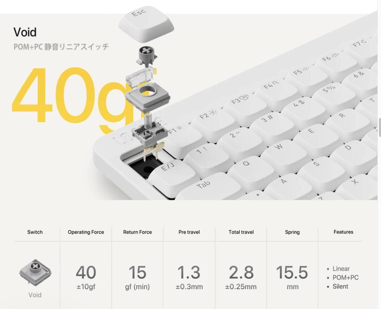 Lofree Flow Lite JIS Review|Japan-specific model specializing in Japanese-language layout x silent linear 30 5fc1026c6a4b3f8d3503ff387374b0dc