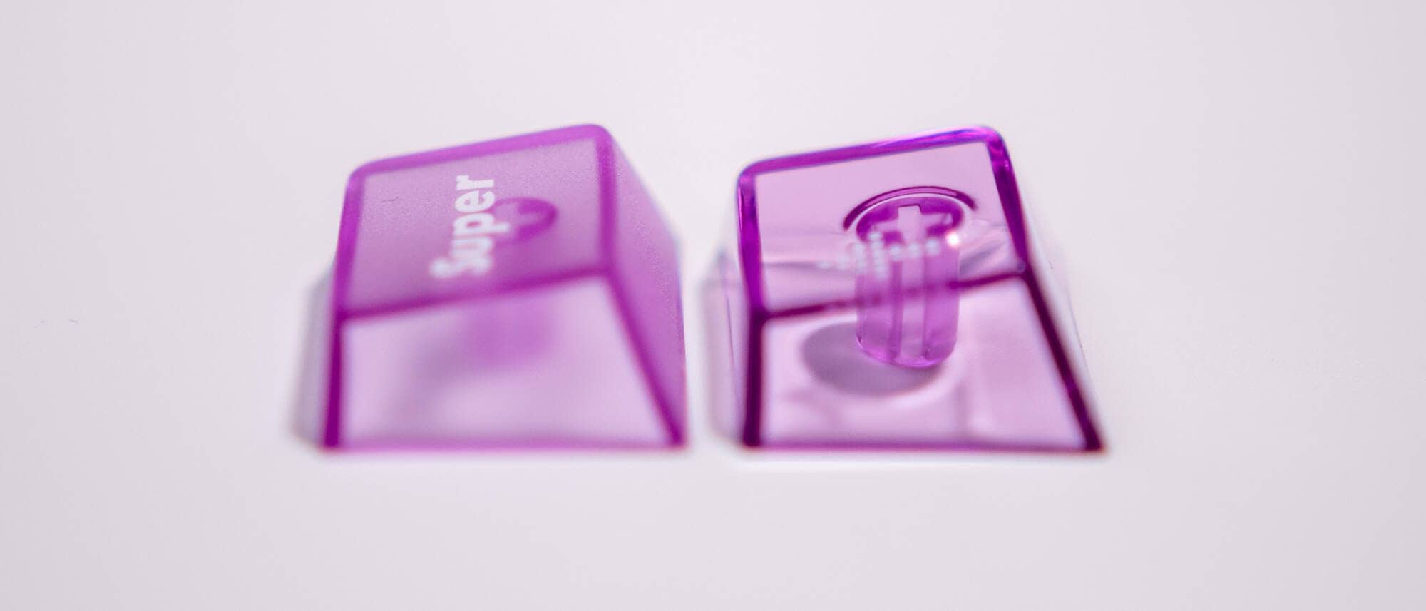 LeleLab Supsup Purple Keycap Setレビュー|鮮やかな紫が美しい透明キーキャップセット 16 DSC1553