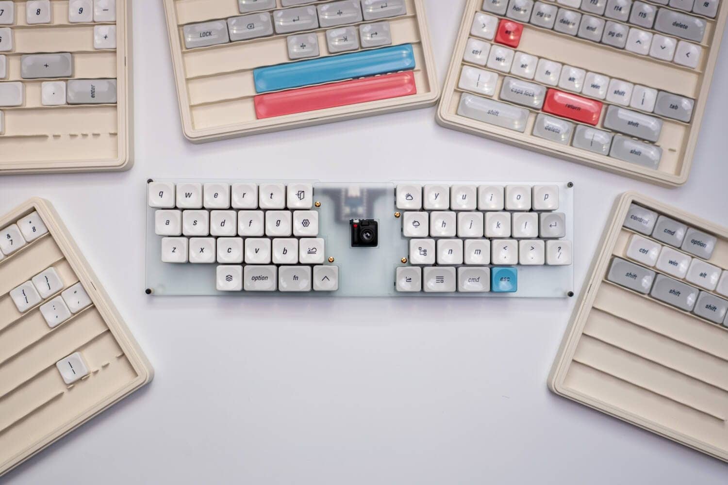 Chosfox x LCK Retro Mahjong Keycap Set Review|Cute low-profile keycap with pop colors 26 P1080347
