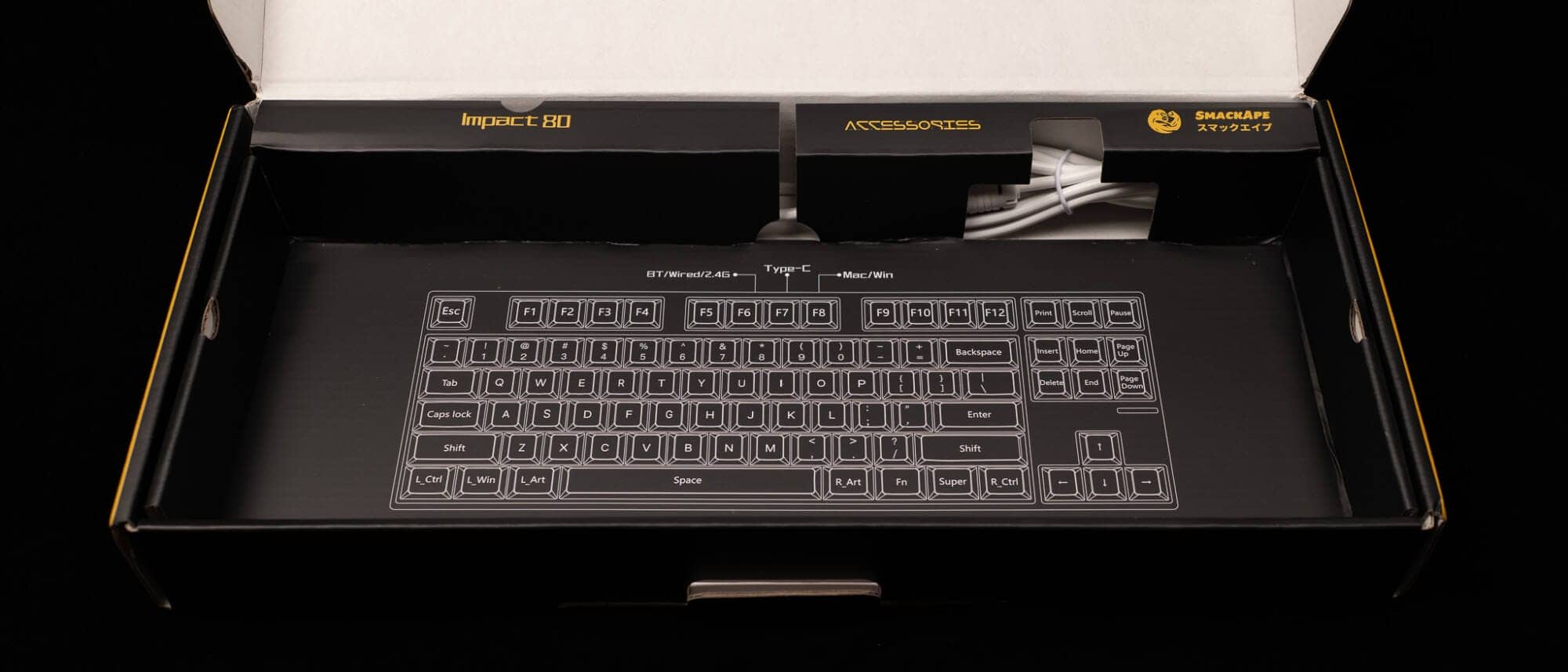 Smackape Impact80 Review|TKL Mechanical Keyboard with Stylish Coloring and Excellent Cost Performance 30 P1080602