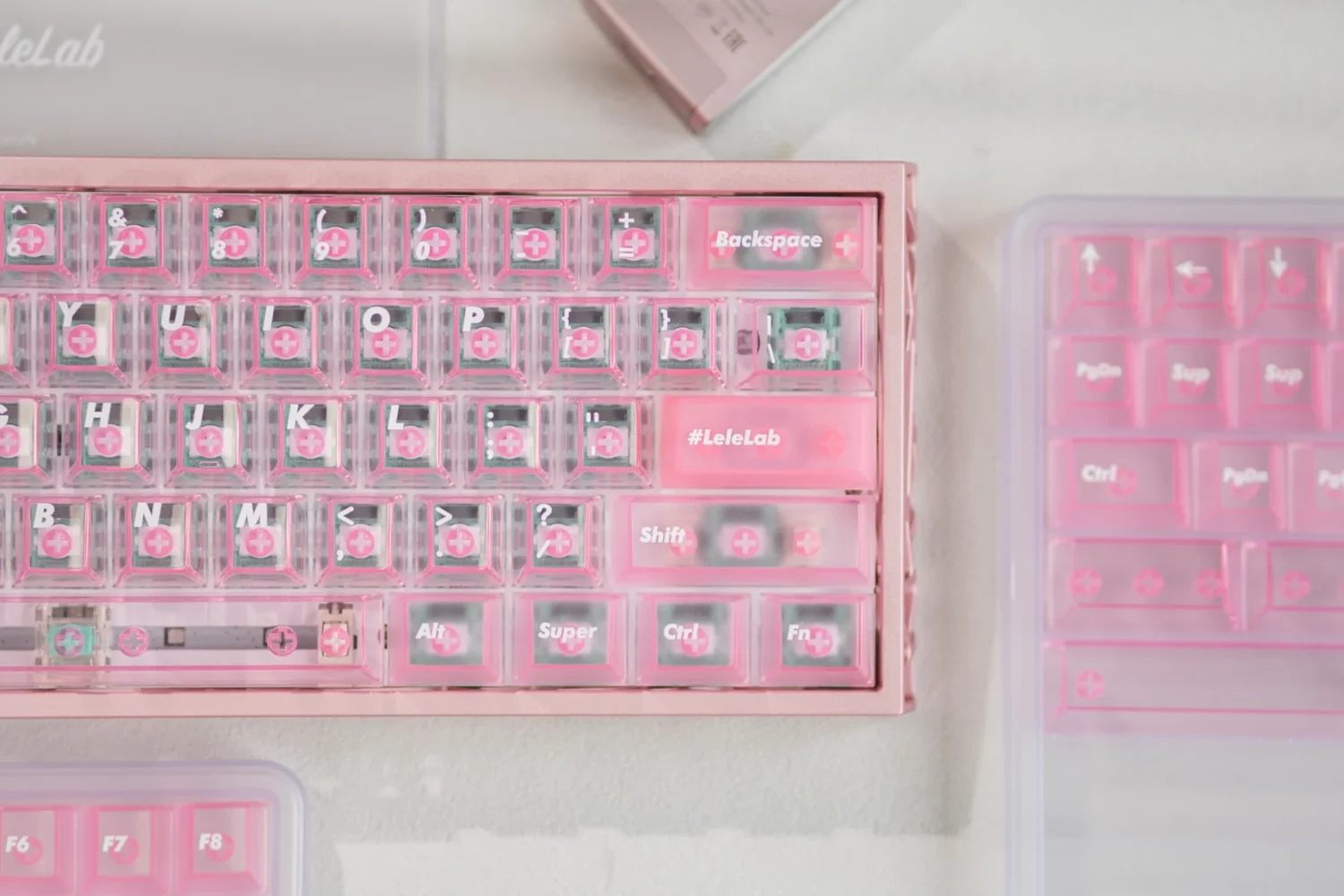 LeleLab Pink Carnival Keycap Set is now available from LeleLab 3