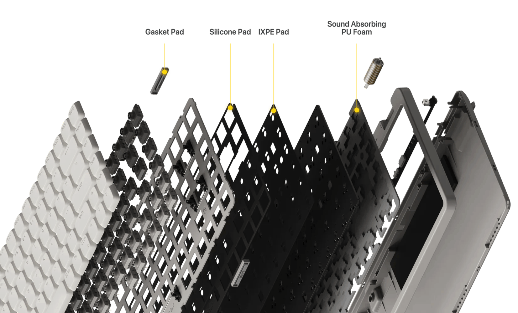 Lofree Flow Lite JIS Review|Japan-specific model specializing in Japanese-language layout x silent linear 45 flow lite84 gasket mount