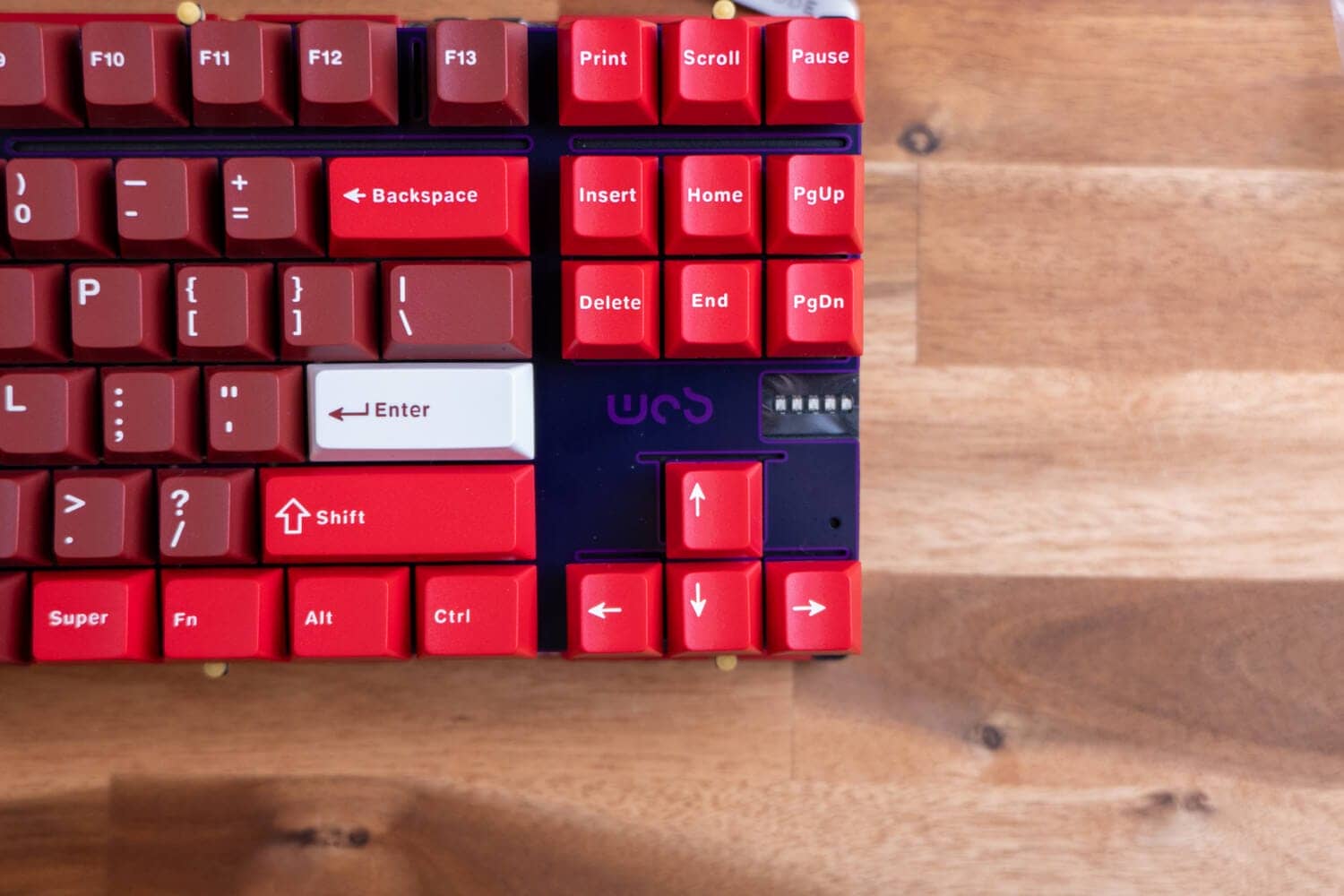 Crush80JIS replacement kit is now available! Easily reassembled for use as a Japanese layout 15 P1091299