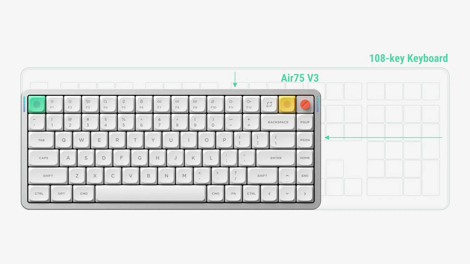 NuPhy Air75 V3 JIS (Japanese Array) Review|The appeal of a low-profile keyboard with a change in keystroke sound direction 11