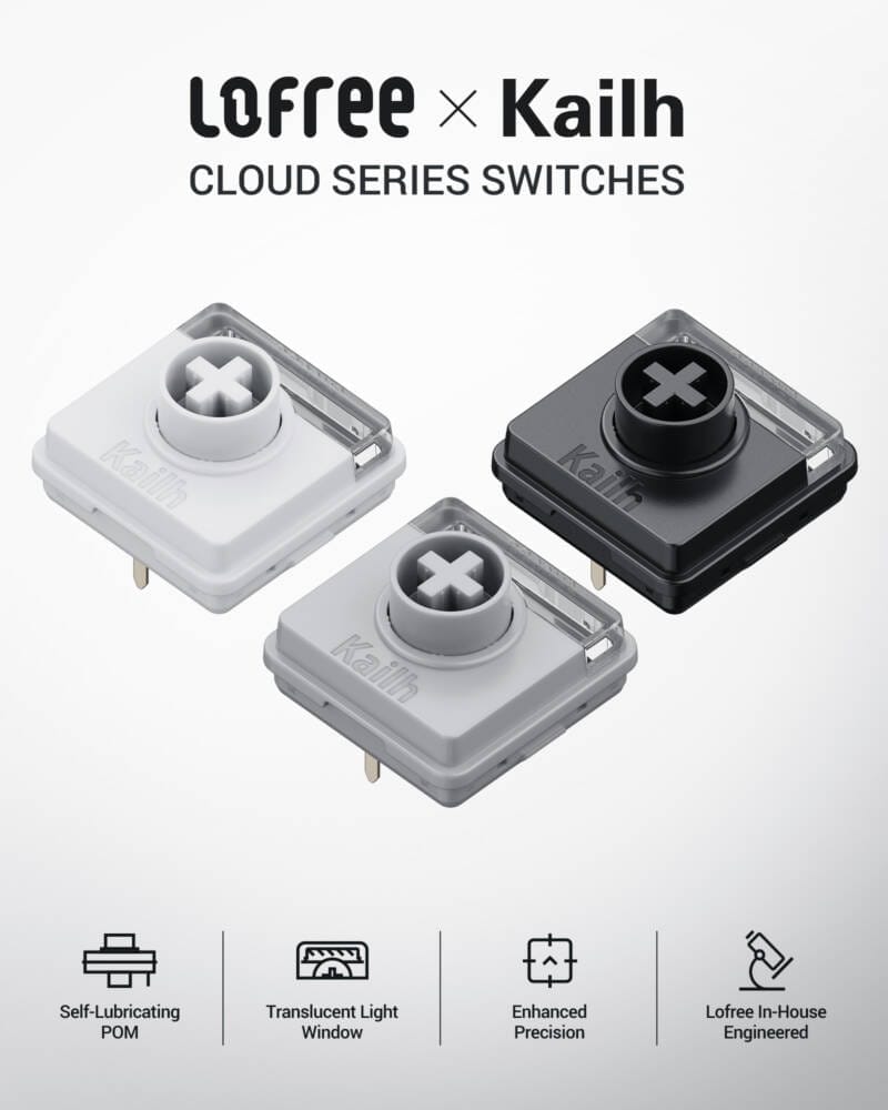 Lofree Japanから新作キースイッチ[Surfer][Pulse][Void]の販売