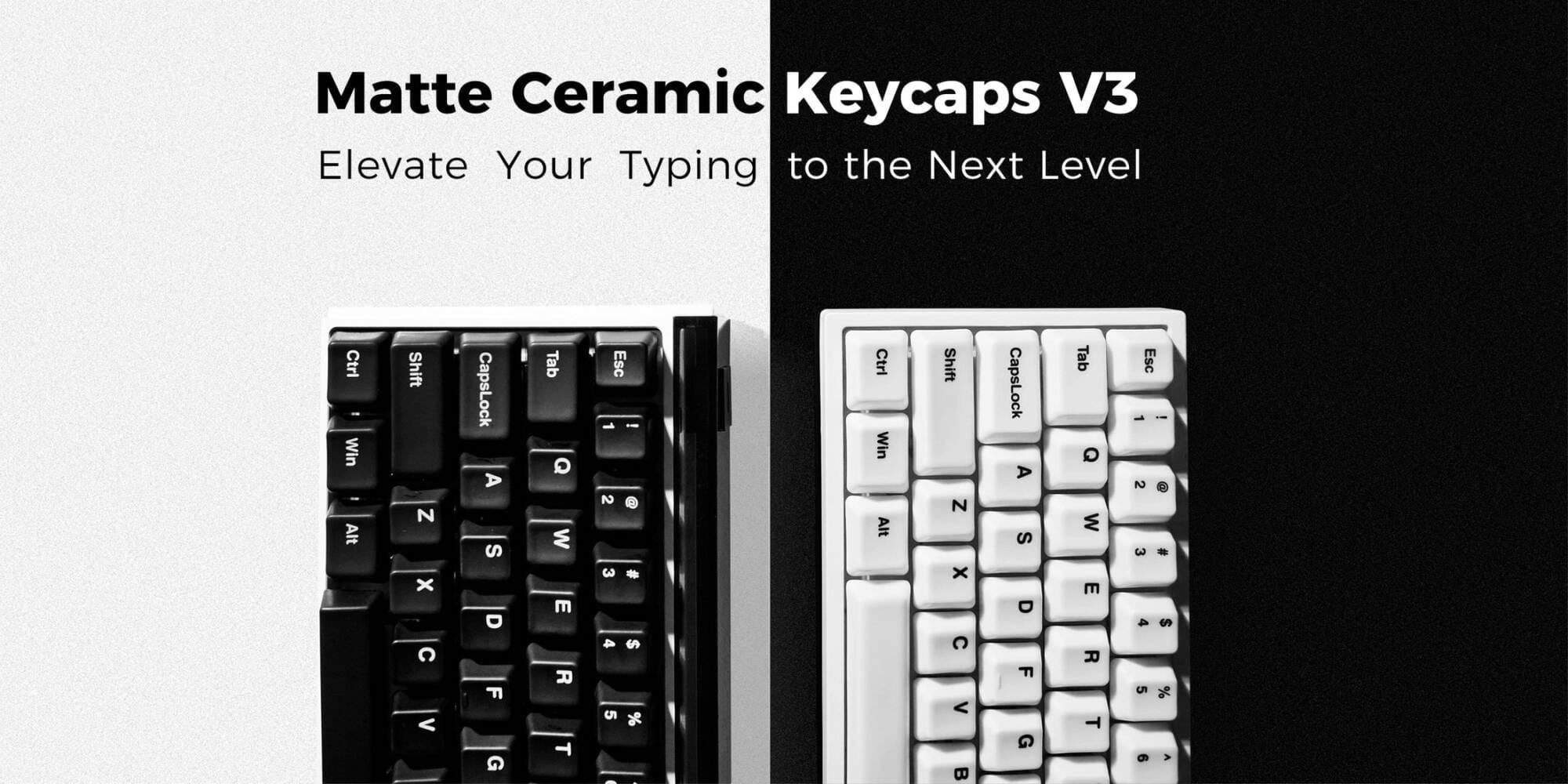 CerakeyのマットセラミックキーキャップがV3へとアップデート