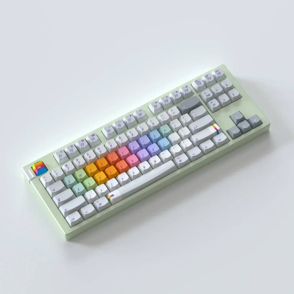 KeyTok Rainbow Smile Profile Key Caps Now Available for Pre-order from DIGIART 2 87
