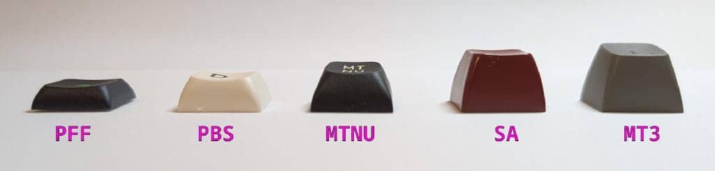 4つのロープロキースイッチに対応した「PFFプロファイル」を発表|イタリア人キーキャップデザイナーMatto3oが開発 2 PFF profile comparison 1 hu c022e10adb64362e