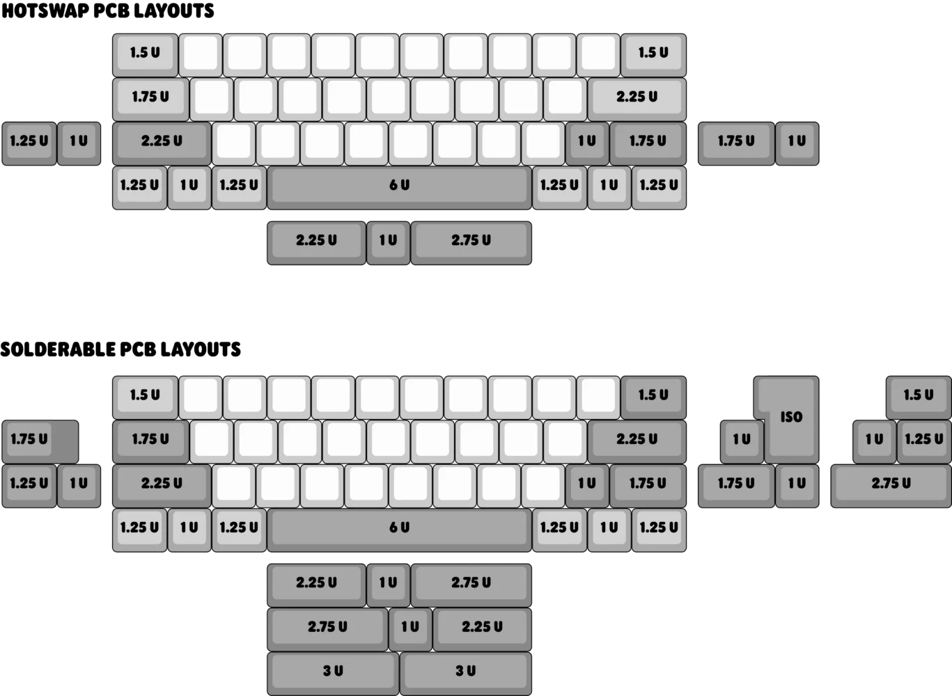 wt45 PCB layouts