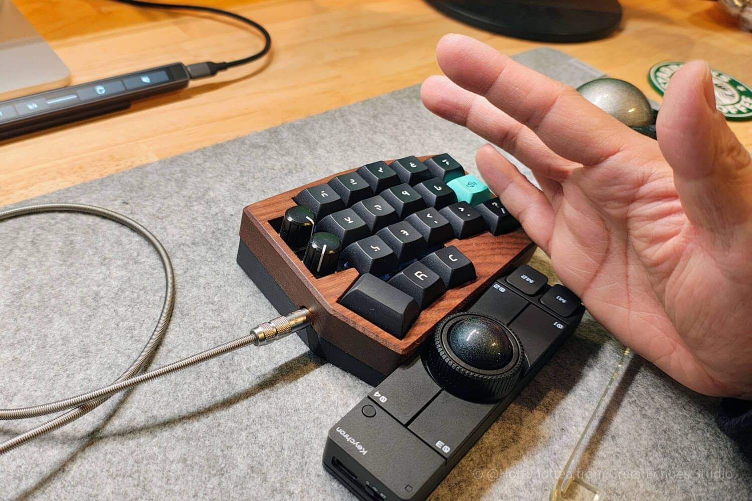 Nape Proプロトタイプ先行レビュー|持ち運びできる小型トラックボールの真価に迫る 66 NapePro 84