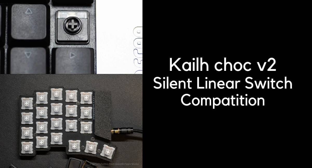 Kailh choc v2ロープロ静音リニアを比較