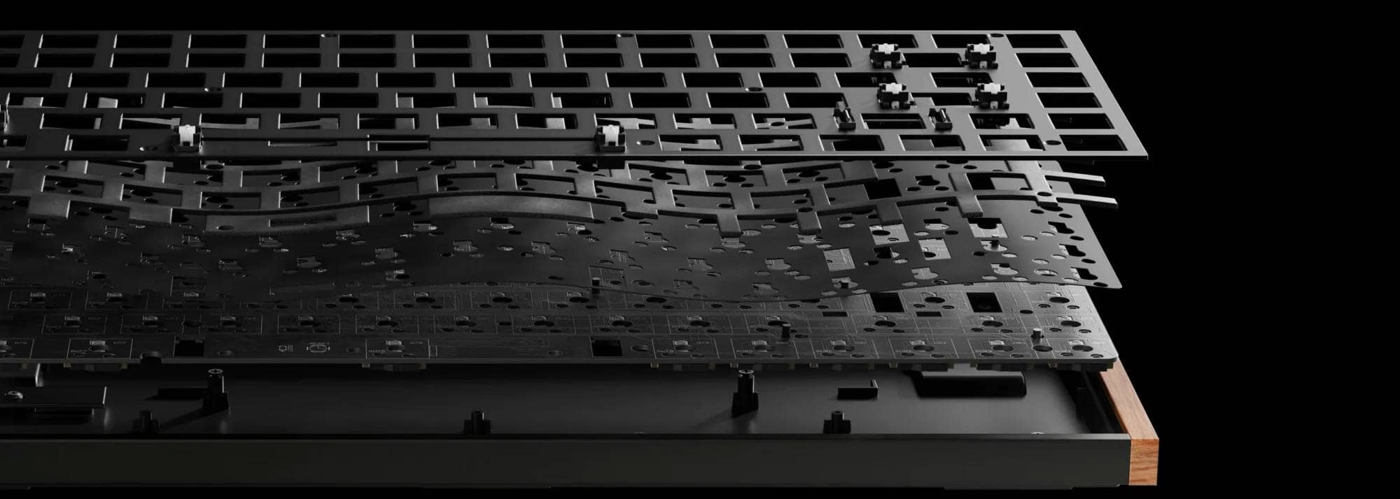 Keychron K3 Max SEから見えたKeychronの差別化の方向性 2 Keychron K3 Max SE Interior Acoustic Foam