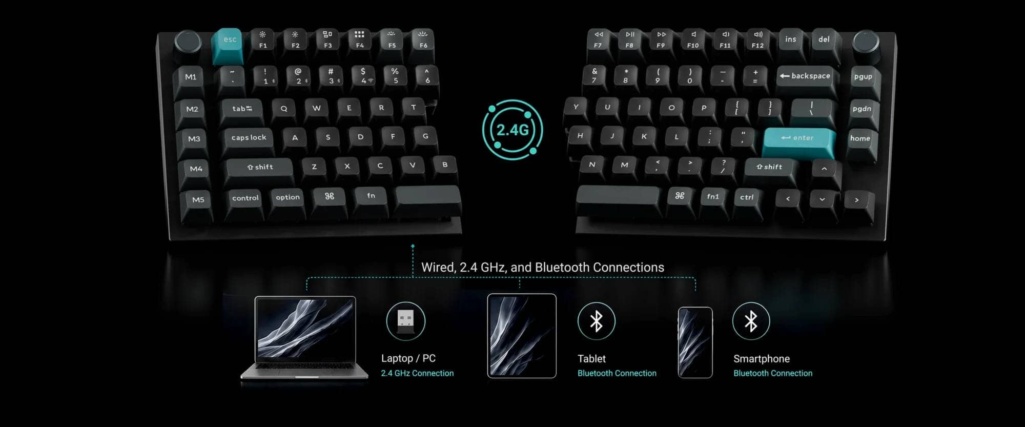 Keychron Q11 Ultra 8K Wireless Custom Mechanical Keyboard no cable 1